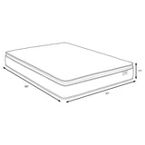 Hayes 11-inch Twin XL Pillow Top Memory Foam Hybrid Mattress - 350362TL