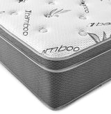 Sommet 13-inch California King Bamboo Euro Top Hybrid Mattress - 350363KW