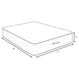 Montlake 14-inch California King Cool Firm Foam Hybrid Mattress - 350411KW