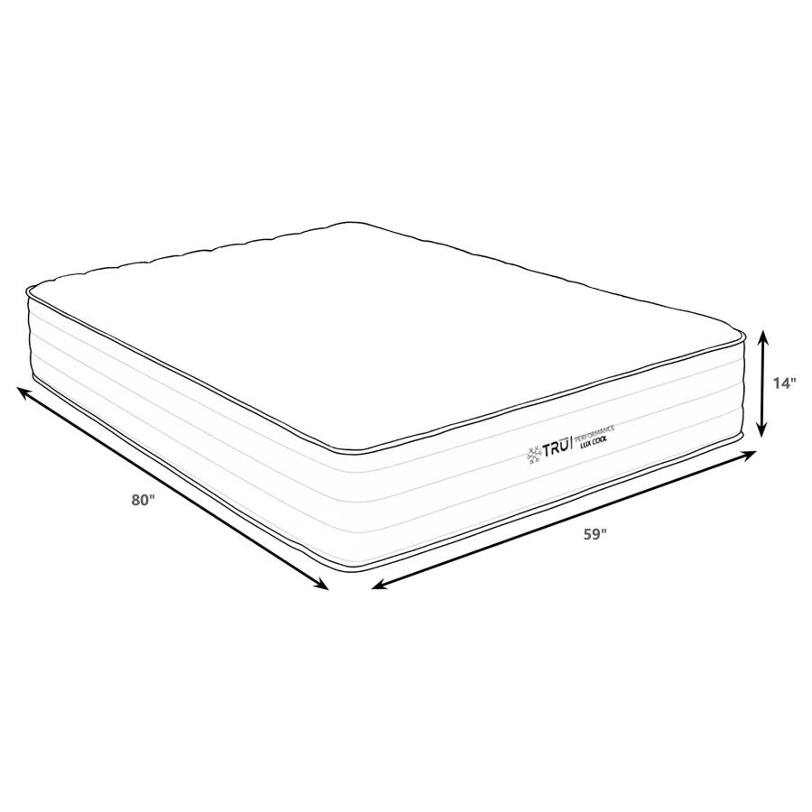 Montlake 14-inch Queen Cool Firm Memory Foam Hybrid Mattress - 350411Q