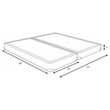Mercer 5-inch Split Eastern King Low Profile Foundation - 350415KE