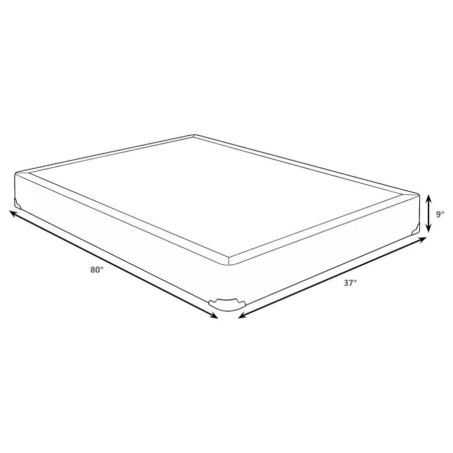 Mercer 9-inch Twin XL Standard Box Spring Foundation - 350416TL