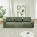 3 Seater With Thickened Armrests Sofa For Living Room
