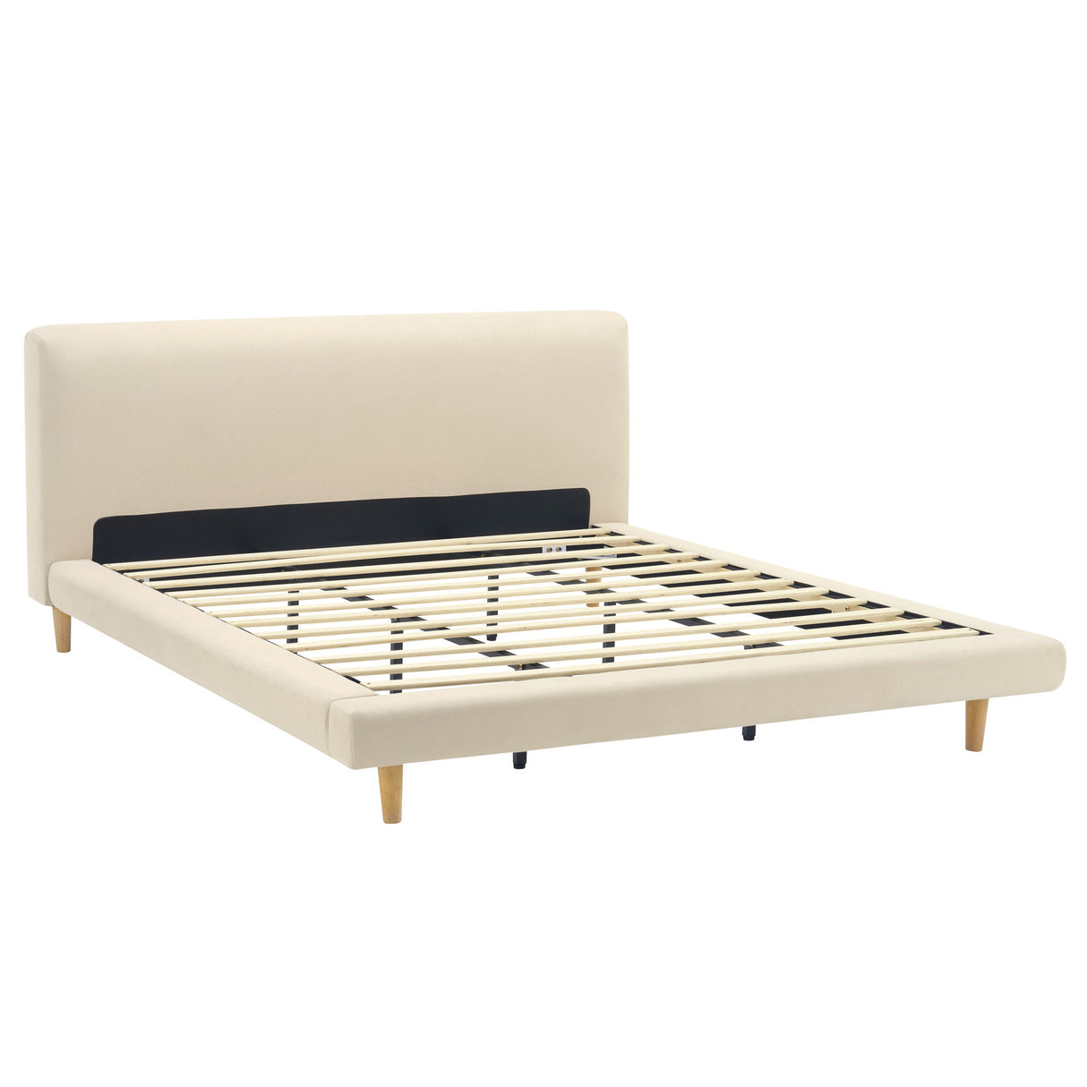 Chunky - California King Bed Frame - Beige