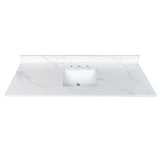 Bathroom Vanity Top With Undermount Sink, 3 Pre Drilled Holes