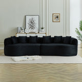 Sectional Sofa, Oversized 4 Seater With Deep Seat Design