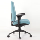 Office Chair With Mid Back Design, 5D Armrests And Multi Position - Blue