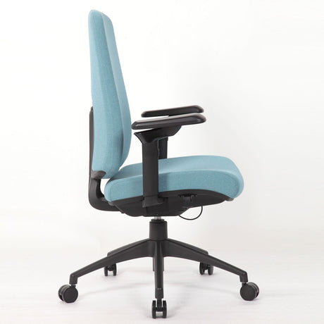 Office Chair With Mid Back Design, 5D Armrests And Multi Position - Blue