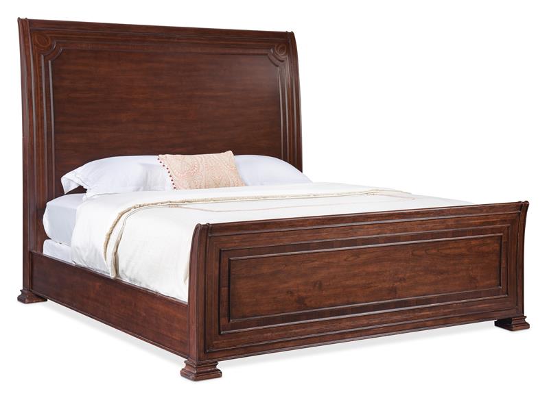 Charleston Cal King Sleigh Bed - 6750-90460-85