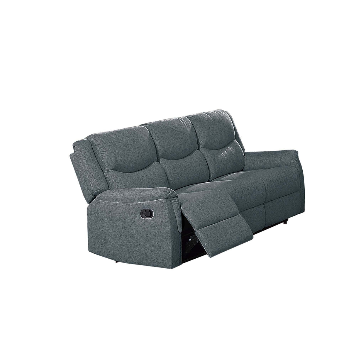Modern Contemporary Style Recliner Sofa With Plush Armrest And Headrest