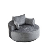 Swivel Chair With Rotating Base For Living Room