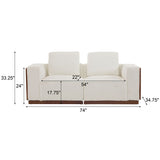 Chita - Modular Sectional Sofa 2 Seater With Larger Seats - Beige