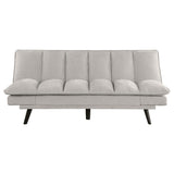 Laredo Upholstered Tufted Convertible Sofa Bed Light Grey - 360017