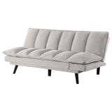 Laredo Upholstered Tufted Convertible Sofa Bed Light Grey - 360017