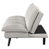 Laredo Upholstered Tufted Convertible Sofa Bed Light Grey - 360017