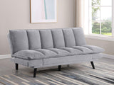 Laredo Upholstered Tufted Convertible Sofa Bed Grey - 360018