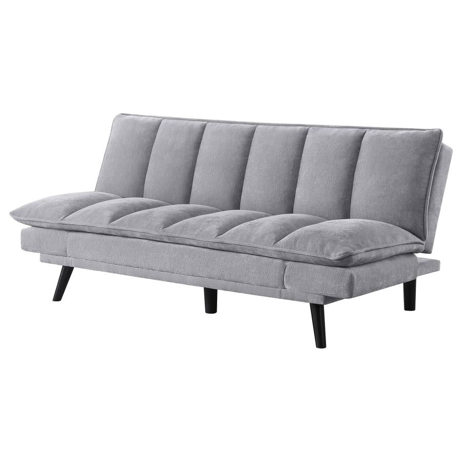 Laredo Upholstered Tufted Convertible Sofa Bed Grey - 360018