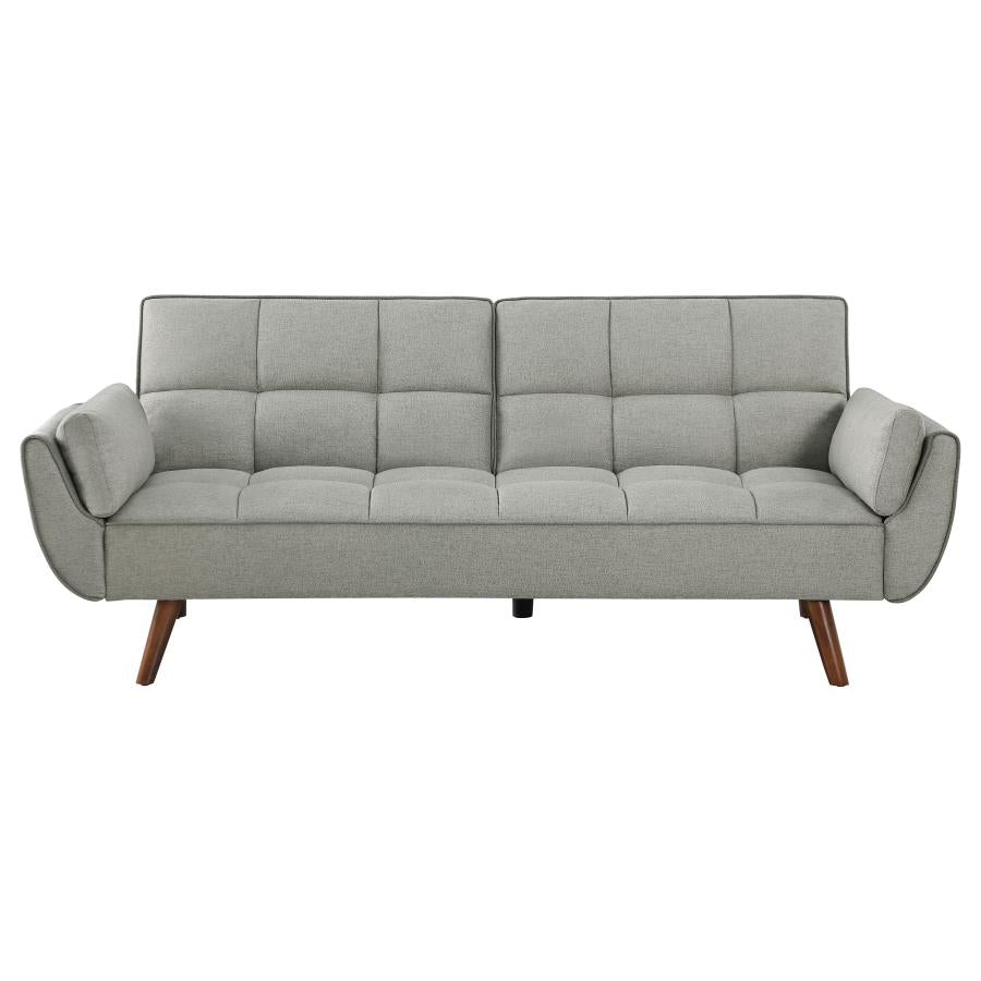 Caufield Upholstered Tufted Convertible Sofa Bed Grey - 360096