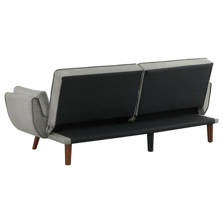 Caufield Upholstered Tufted Convertible Sofa Bed Grey - 360096