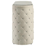 Sonya 6-drawer Upholstered Bedroom Dresser Ivory - 360113
