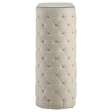 Sonya 5-drawer Upholstered Bedroom Chest of Drawers Ivory - 360115