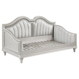Evangeline Upholstered Twin Daybed Silver Oak - 360121