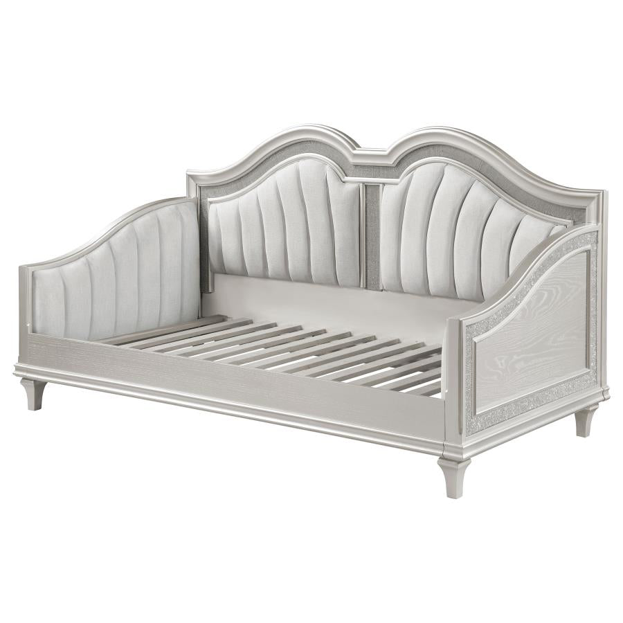 Evangeline Upholstered Twin Daybed Silver Oak - 360121