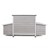 Large Chicken Coop Outdoor Hen House & Dual Nesting Boxes