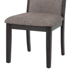 Upholstered Dining Chairs (Set of 2) - Gray - Fabric