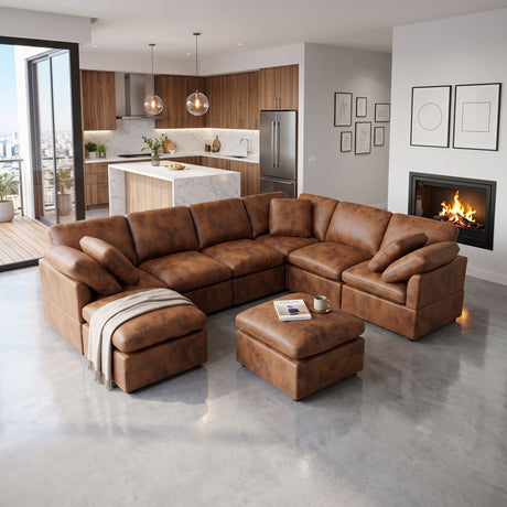 Deep Modular Cloud Sofa, Freely Configurable
