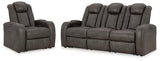 Fyne-Dyme Power Reclining Sofa and Power Recliner - 36602U3