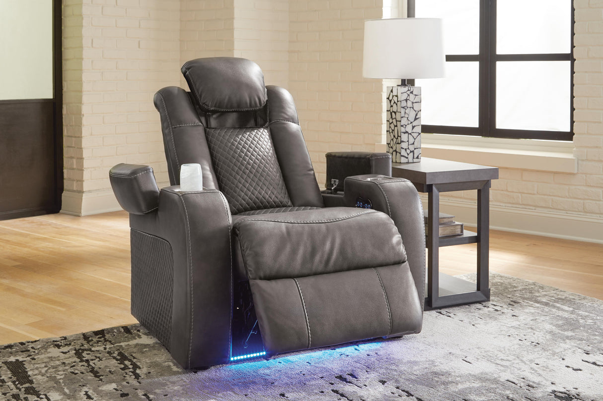 Fyne-Dyme Power Reclining Sofa and Power Recliner - 36602U3
