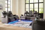Fyne-Dyme Power Reclining Sofa, Loveseat and Recliner - 36602U2