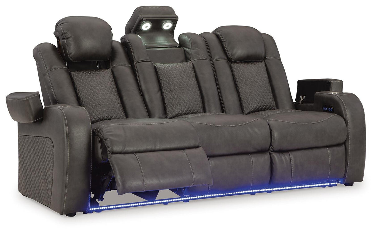 Fyne-Dyme Power Reclining Sofa and Power Recliner - 36602U3