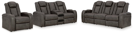 Fyne-Dyme Power Reclining Sofa, Loveseat and Recliner - 36602U2