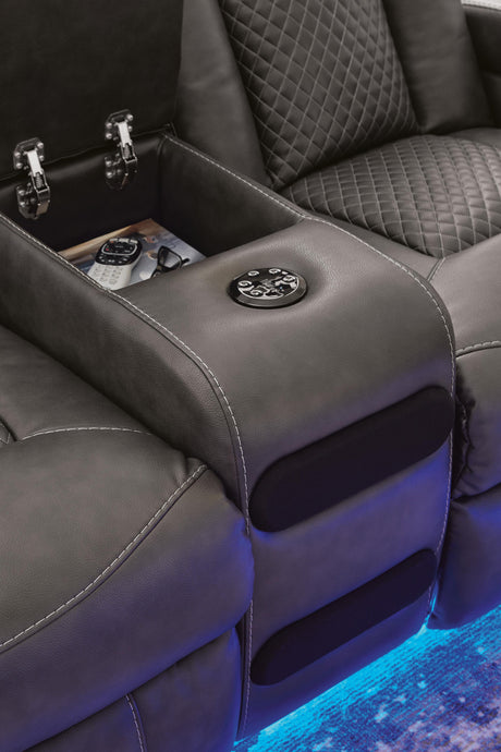 Fyne-Dyme Power Reclining Sofa and Loveseat - 36602U1