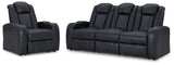 Fyne-Dyme Power Reclining Sofa and Power Recliner - 36603U3