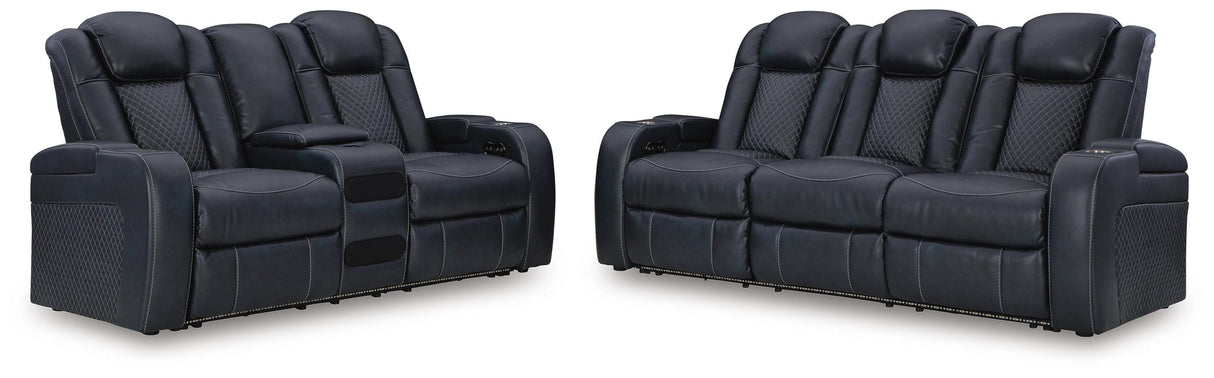 Fyne-Dyme Power Reclining Sofa and Loveseat - 36603U1