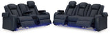 Fyne-Dyme Power Reclining Sofa and Loveseat - 36603U1