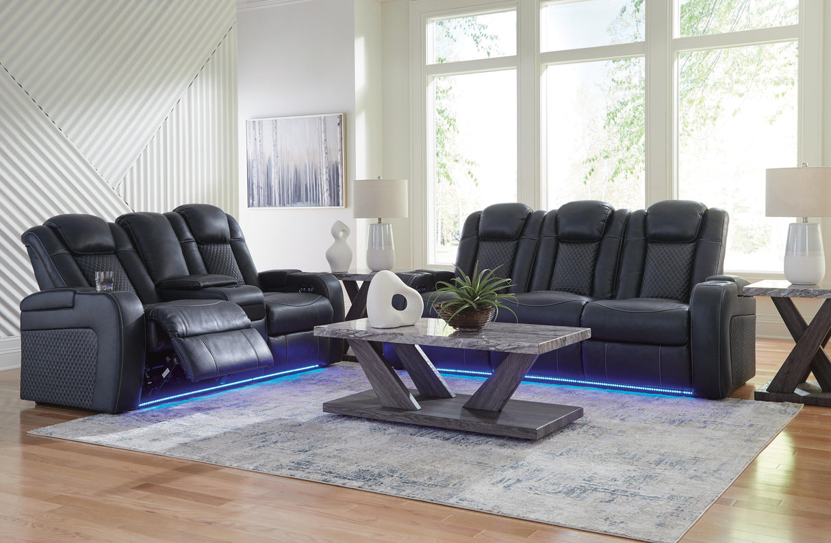 Fyne-Dyme Power Reclining Sofa and Loveseat - 36603U1