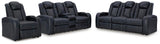 Fyne-Dyme Power Reclining Sofa, Loveseat and Recliner - 36603U2