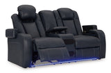 Fyne-Dyme Power Reclining Loveseat with Console - 3660318