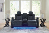 Fyne-Dyme Power Reclining Loveseat with Console - 3660318