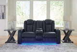 Fyne-Dyme Power Reclining Loveseat with Console - 3660318