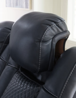 Fyne-Dyme Power Reclining Loveseat with Console - 3660318