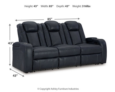 Fyne-Dyme Power Reclining Sofa, Loveseat and Recliner - 36603U2