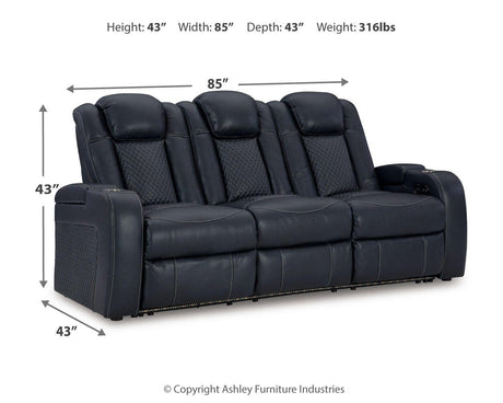 Fyne-Dyme Power Reclining Sofa, Loveseat and Recliner - 36603U2