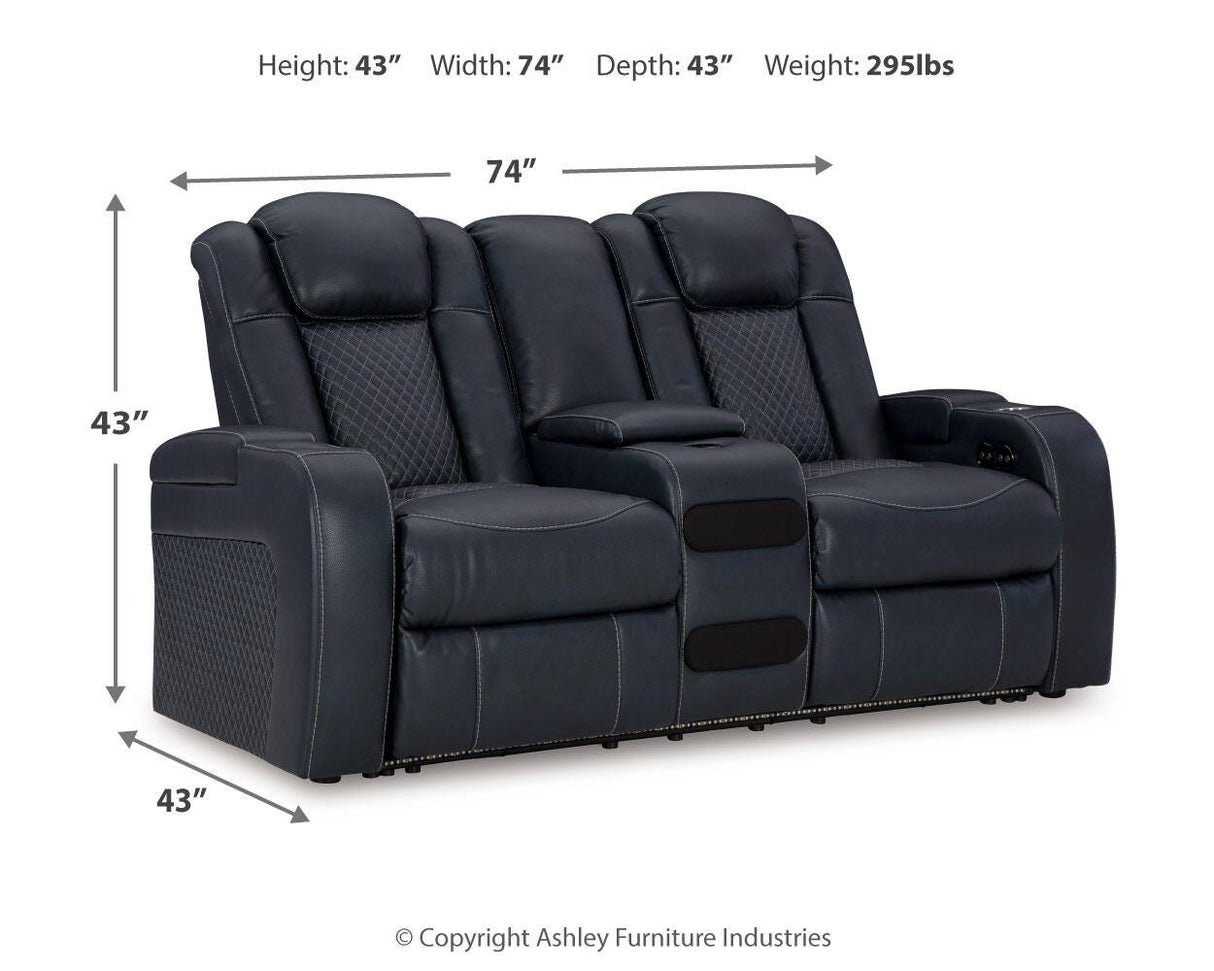 Fyne-Dyme Power Reclining Sofa, Loveseat and Recliner - 36603U2
