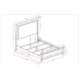 Harry - 5 Piece Bedroom Set With LED