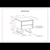 Lowry - Side Table - Natural